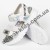 Детские босоножки Lilin Shoes B058-2-1 бело-серебряные большие